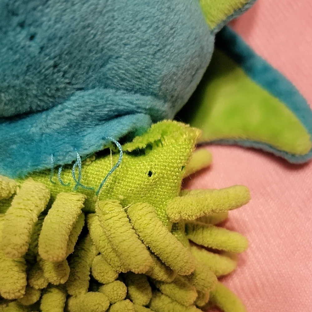 Norwex Plush Chenille Stick Toys in Lime Green & Teal